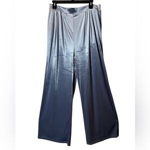 CHRISTIAN LACROIX Velvet Lilac Wide Leg Side Pocket Dress Large Pants BNWT